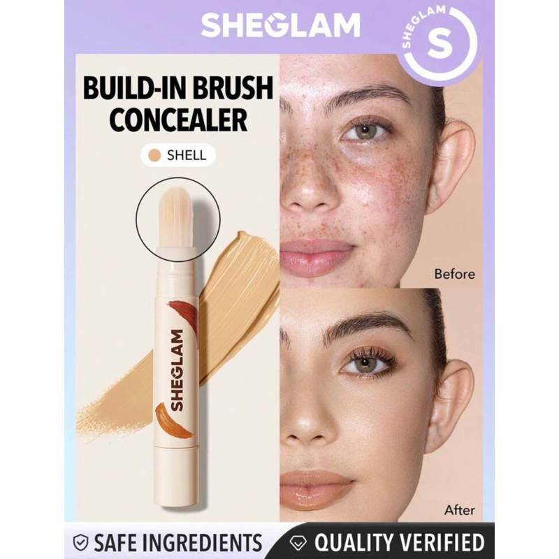 Sheglam Concealer High Coverage พร้อมส่ง คอนซีลเลอร์ ปกปิดดีมาก เนียนกริบ ติดทน แนะนำสุดๆ แท้100%