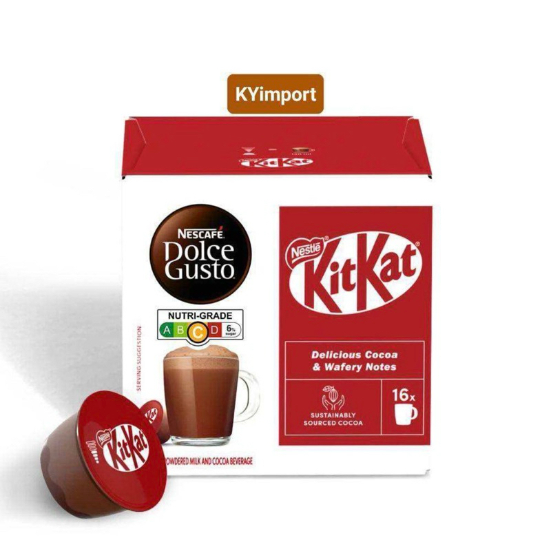 kitkat capsule กาแฟแคปซูล Nescafe Dolce Gusto แคปซูลกาแฟ