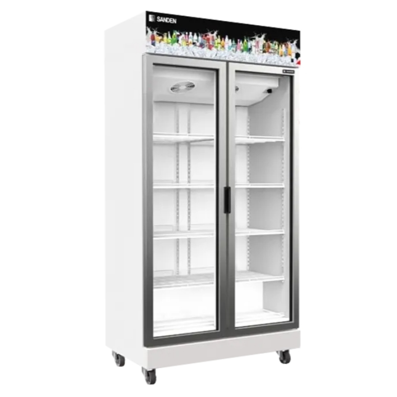 ตู้แช่เย็น 2 ประตู SANDEN รุ่น SPN-1005 สีขาว ขนาด 25.5 Q