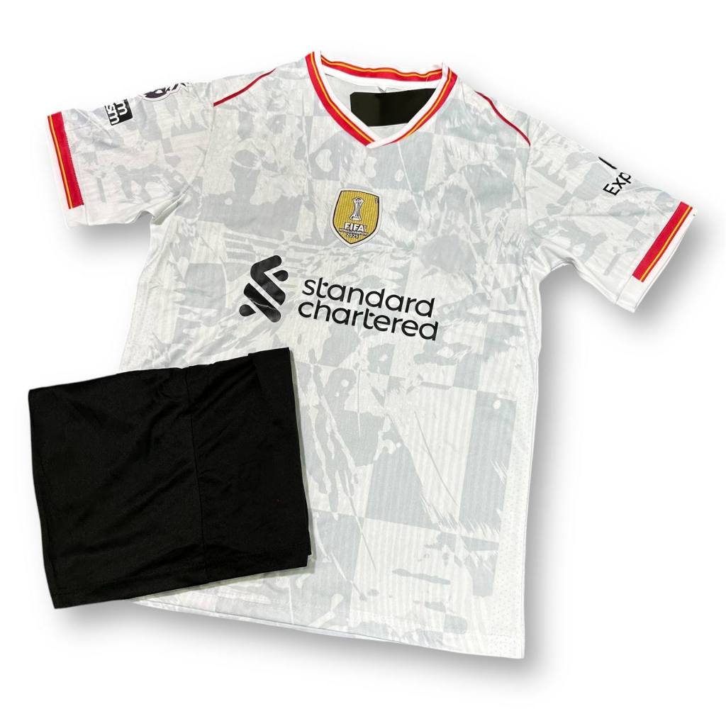 ชุดฟุตบบอล ทีมลิเวอร์พูล รุ่นใหม่ลา่าสุด 2024/25 ชุดผู้ใหญ่ ไซส์ M .L .XL. (เสื้อพร้อมกางเกง)