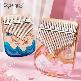 【Cega】17 key 21 Key Kalimba Thumb Piano Acoustic Finger Piano Music Instrument เครื่องดนตรี คาลิมบา