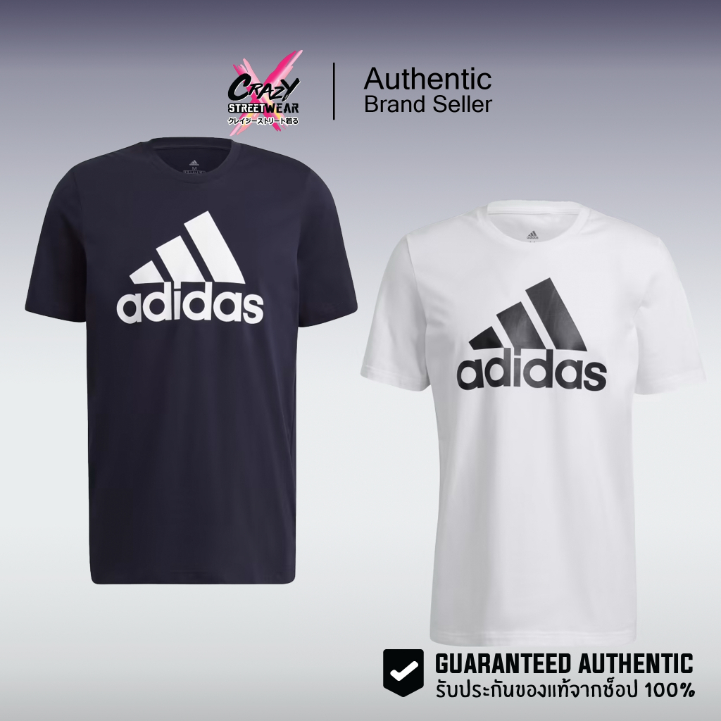 เสื้อยืด Adidas Essentials Big Logo ( GK9122 / GK9121 ) สินค้าลิขสิทธิ์แท้ Adidas เสื้อ เสื้อผู้ชาย