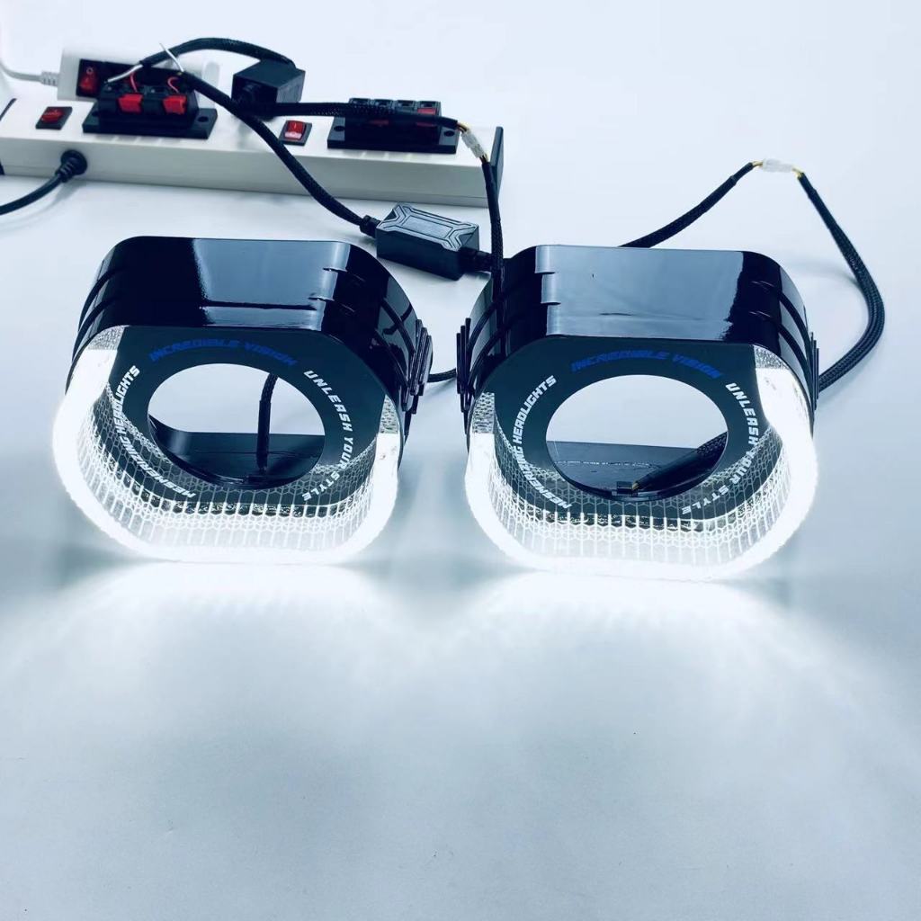 ฝาครอบ 3 นิ้ว 5D พร้อมไฟ Daytime Running Light และไฟเลี้ยวแบบ L