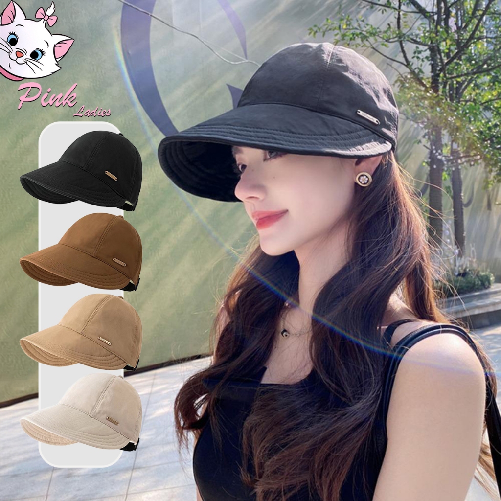 หมวกปีกกว้าง กันแดด ระบายอากาศได้ดี สวมใส่สบาย เข้ากับทุกการแต่งกาย สามารถปรับได้ | จัดส่งจากประเทศไทย