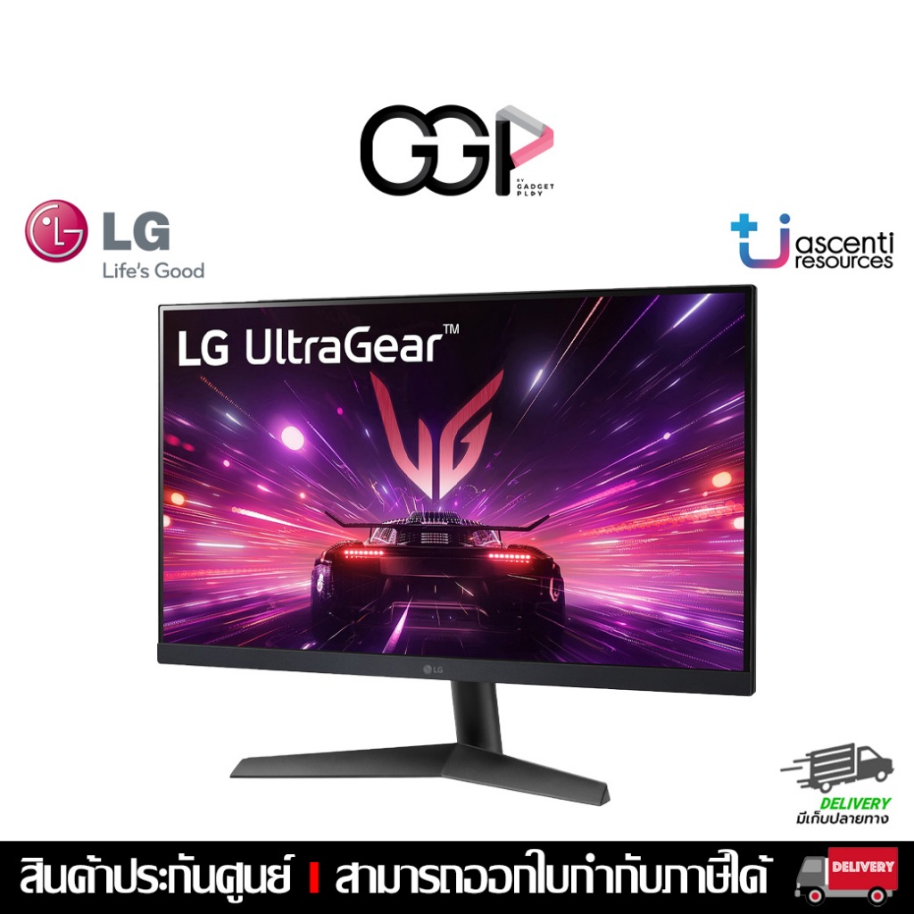 [กรุงเทพฯ ด่วน 1 ชั่วโมง] MONITOR LG  24GS60F-B 23.8 INCH IPS FHD 180Hz AMD FREESYNC ประกันศูนย์ไทย