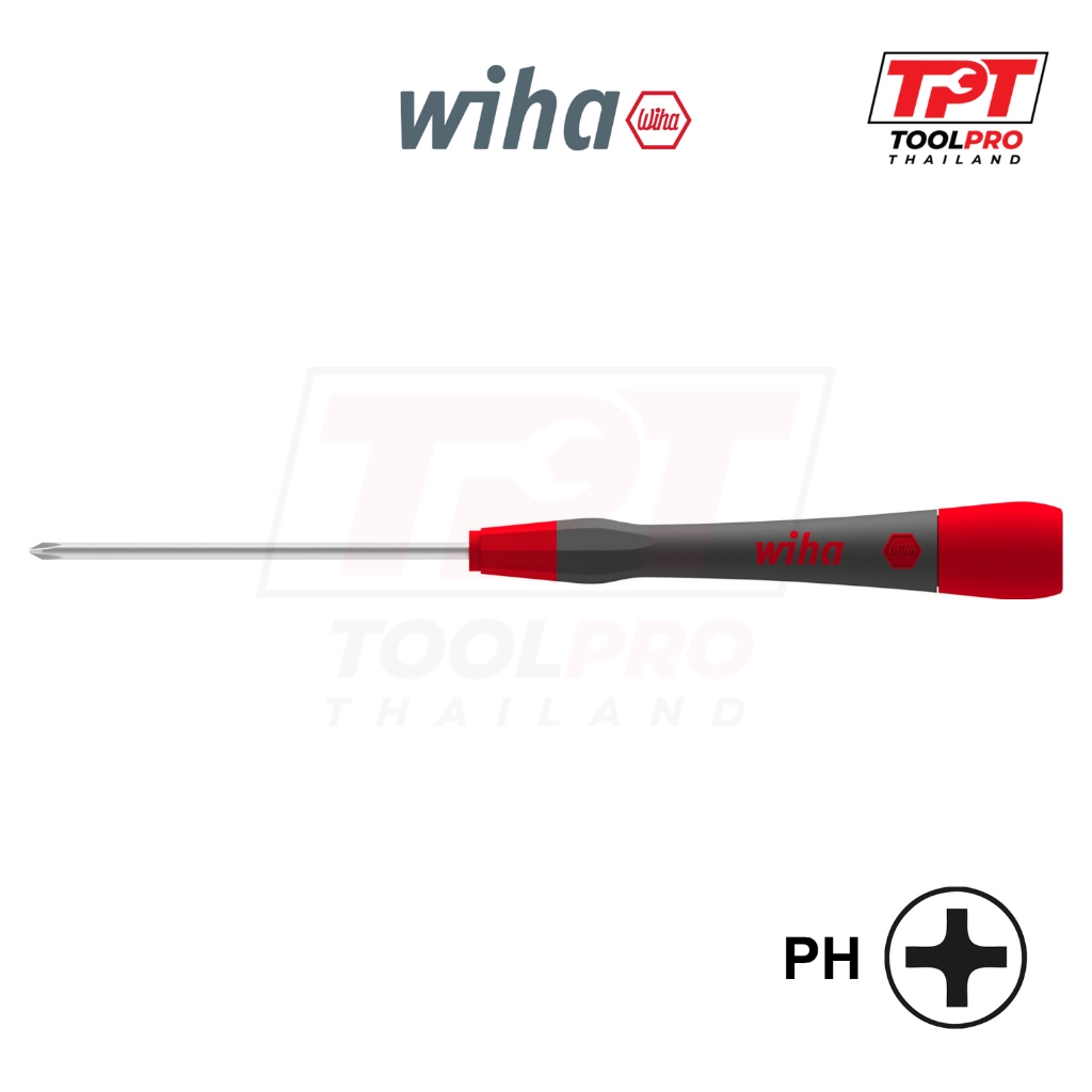 Wiha ไขควงไมโคร 261P PicoFinish Precision Phillips Screwdriver (PH00, PH0, PH1)