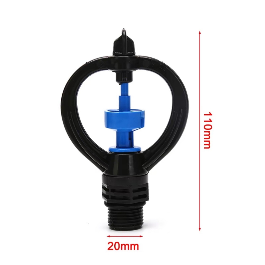 สปริงเกอร์ สปริงเกอร์รดน้ำ สปริงเกอร์ใบหูช้าง โครงหมุนรอบตัว สปริงเกอร์หัวเหวี่ยง รดน้ำ ระบบรดน้ำ รดน้ำ พร้อมส่ง - รูปที่ 7