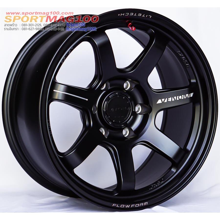 ล้อแม็กใหม่ FlowForming Lenso VT7 LITETECH+ 6รู139 ดำด้าน,ไฮเปอร์แบล็ค ET15 9-20นิ้ว (ราคา4วง)