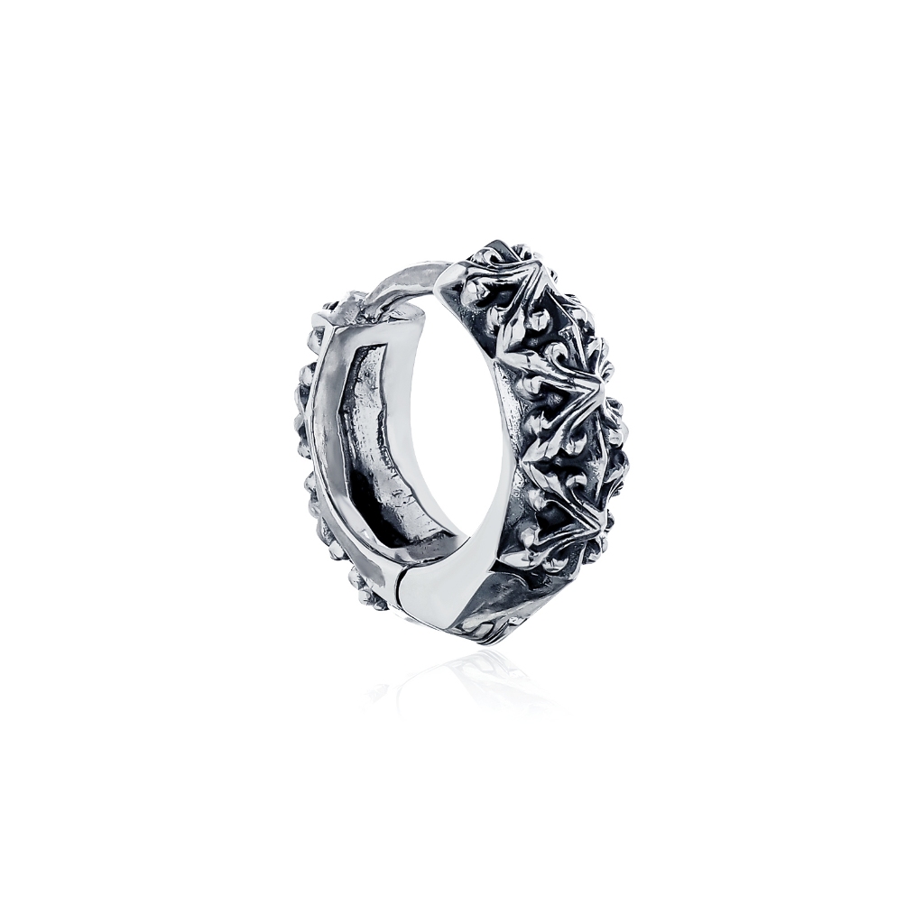 AKE AKE Athena’s Spears Huggie Earring ต่างหูห่วงเงินแท้925 ลายหอกเทพอาธีนา จำหน่ายต่อชิ้น/ข้าง