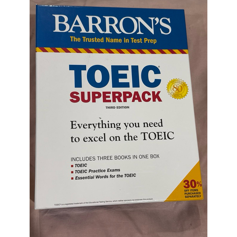 barron’s toeic superpack มือสอง