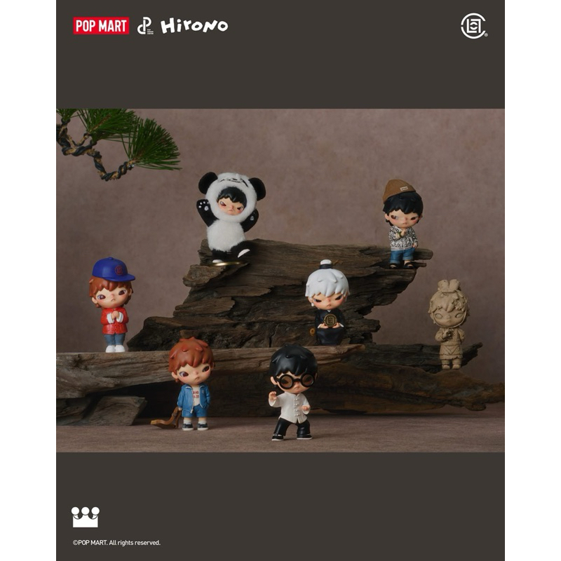 พร้อมส่งจากไทย POP MART HIRONO X CLOT แบบเช็คการ์ด ไม่แกะตัว