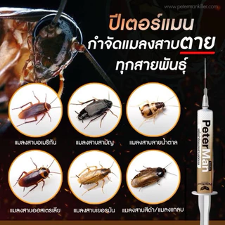 New‼️เจลกำจัดแมลงสาบ Peterman ตายยกรัง ไล่แมลงสาบ ฆ่าแมลงสาบ ปริมาณ 10 กรัม เห็นผลภายใน 24 ชั่วโมง