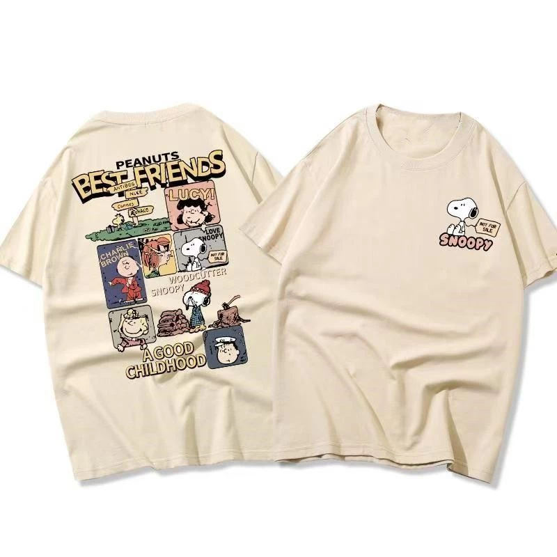 เสื้อยืดฟอกไซส์ใหญ่ oversize cotton100 เสื้อผ้าแฟชั่นเกาหลี เสื้อโอเวอร์ไซส์ผู้หญิงวินเทจเท่ๆ สตรีทลายการ์ตูน มาใหม่ 3XL thumbnail 3