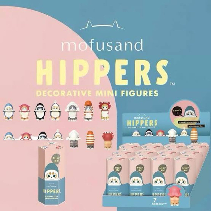 ของแท้100%/ พร้อมส่ง! Mofusand Hippers น้องแมวเกาะโทรศัพท์