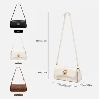 【COCOCHIC】 กระเป๋าสะพายคล้องไหล่ เรียบหรูสไตล์วินเทจ เหมาะกับทุกลุค
