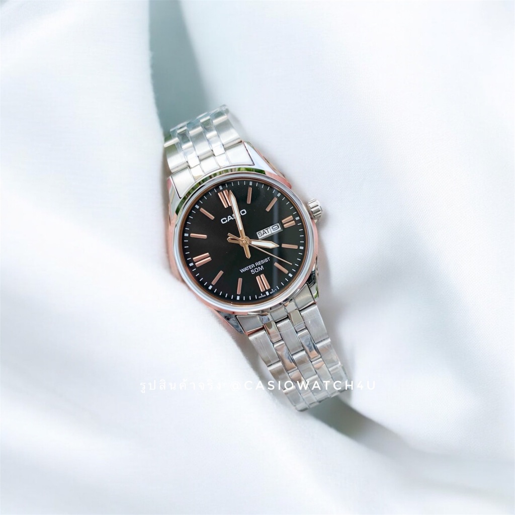 CASIO นาฬิกาข้อมือผู้หญิง ของแท้ CMG รุ่น LTP-1335D-1A2 / LTP-1335D ประกันศูนย์เซ็นทรัล 1 ปีเต็ม