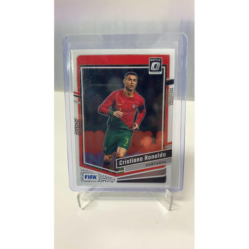 การ์ดสำหรับสะสม นักฟุตบอล Cristiano Ronaldo CR7 ลิขสิทธิ์แท้ Panini Optic Donruss