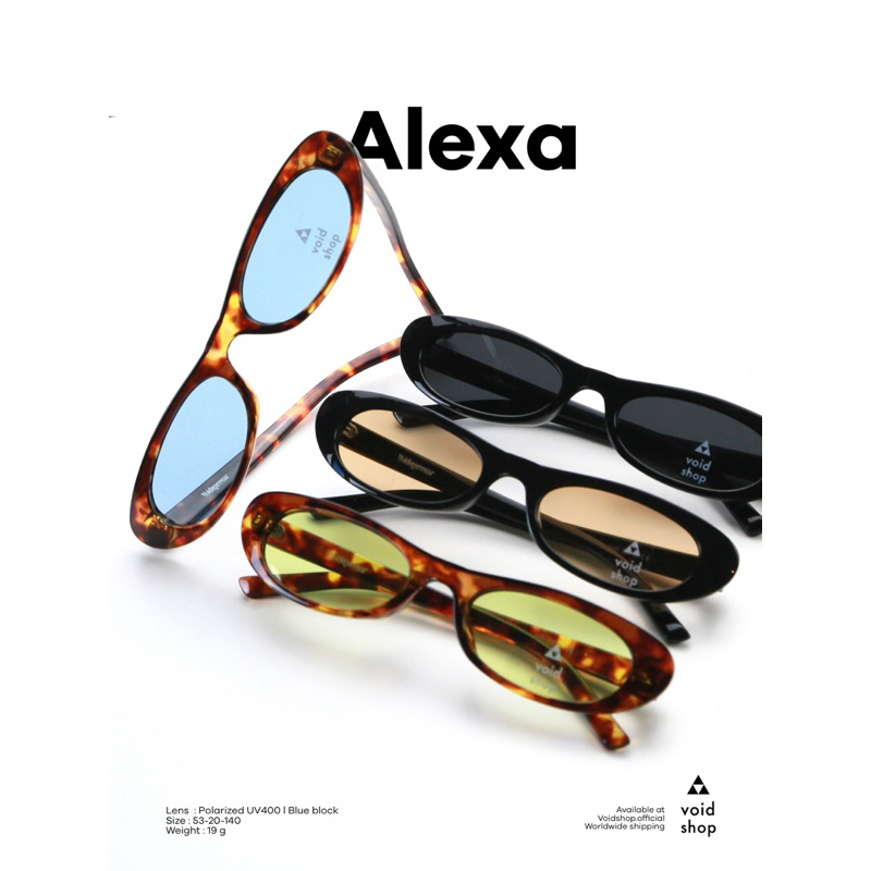Void :Alexa Sunglasses แว่นกันแดดสุดจึ้ง เลนส์กัน Uv400 และเป็น Polarized น้ำหนักเบา