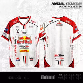 เสื้อยืด FOOTBALL Red Bull new เสื้อกีฬา ผ้าไมโครมันพรีเมี่ยมเกรดA