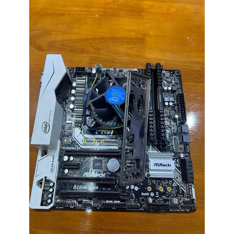 ยกบอร์ด I5-7400 /  B250M Pro4 / 16gb