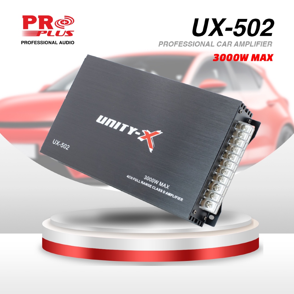 เพาเวอร์แอมป์ FULL RANGE คลาส D 3000W UNITY-X UX-502