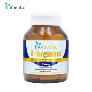 [แพ็ค 3 ขวด] แอลอาร์จินีน พลัส ซิงค์ ไบโอเธนทิค ไบโอเธนทิค L-Arginine plus Zinc Biothentic แอล-อาร์จินีน LArginine