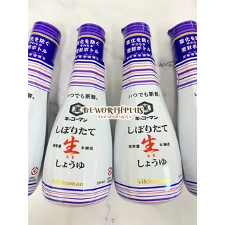 [พร้อมส่ง]Kikkoman Shiboritate Nama Fresh Shoyu Sauce 200ml คิคโคแมน ซอสโชยุ 200มล. โชยุหวาน โชยุคิโคแมน โชยุญี่ปุ่น