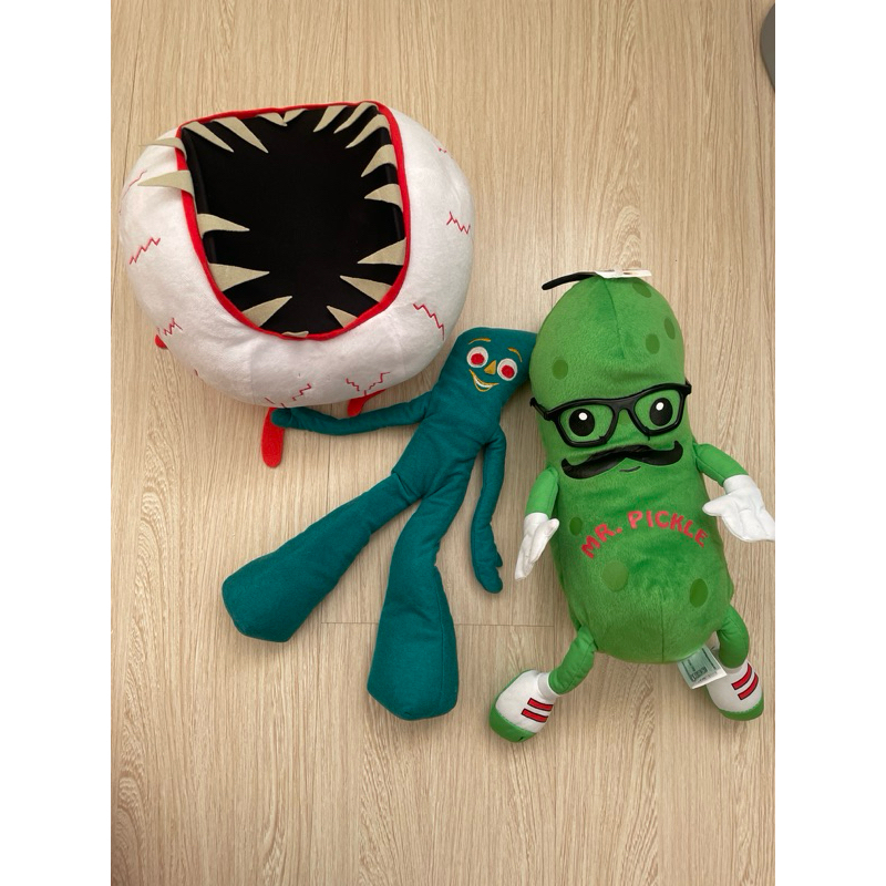 ตุ๊กตาตัวใหญ่ ตา terraria Mr.pickle ตัวเขียวดัดได้