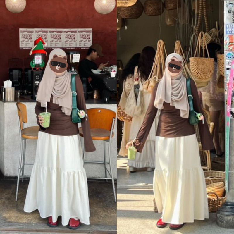 Sugar Skirt | กระโปรงยาว เอว 24” ยืดสุด 42” - รูปที่ 4