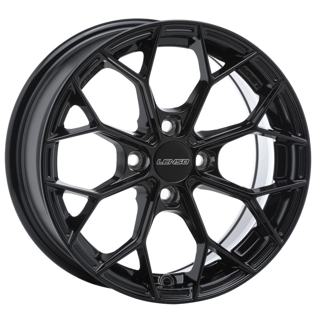 Lenso Wheel J1B ขอบ 16x7.0" 4รู100 ET+35 สีBK ล้อแม็ก เลนโซ่ lenso16 แม็กขอบ16