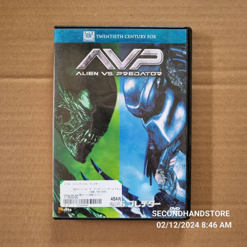 ดีวีดี ALIEN VS. PREDATOR แผ่นมือสองนำเข้าจากญี่ปุ่น โซน 2 ภาษา ENGLISH JAPAN USED-IMPORT #DVD