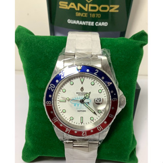 sandoz ทรงซับมารีน submarines แสตนเลสกันน้ำ ขอบหมุน #นาฬิกาด…