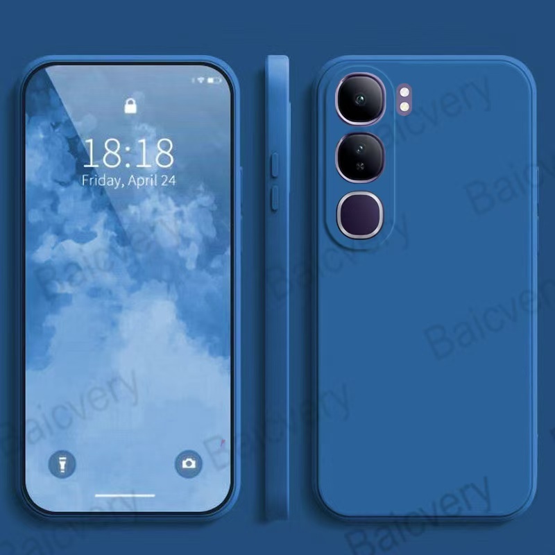 เคสกำมะหยี่ สำหรับ กันกระแทก Vivo Y31 Y21D Y200 Y300 V40lite Y100 Y04 Y19S Y29S Y29 Y39 V27เคสกันกล้อง Case TPU