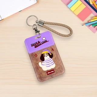 [พร้อมส่ง✅] ที่ใส่บัตร+พวงกุญแจคล้องบัตร (ตามภาพ) สำหรับคีย์การ์ด บัตรโดยสาร บัตรนักเรียน บัตรพนักงาน ฯลฯ Biangels🌟