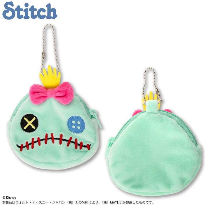 พร้อมส่ง💖 กระเป๋าใส่เหรียญลายดิสนี่ย์ ห้อยเป็นพวงกุญเเจได้ Disney Die Cut Pouch ของเเท้หิ้วจากช็อปญี่ปุ่น 🇯🇵