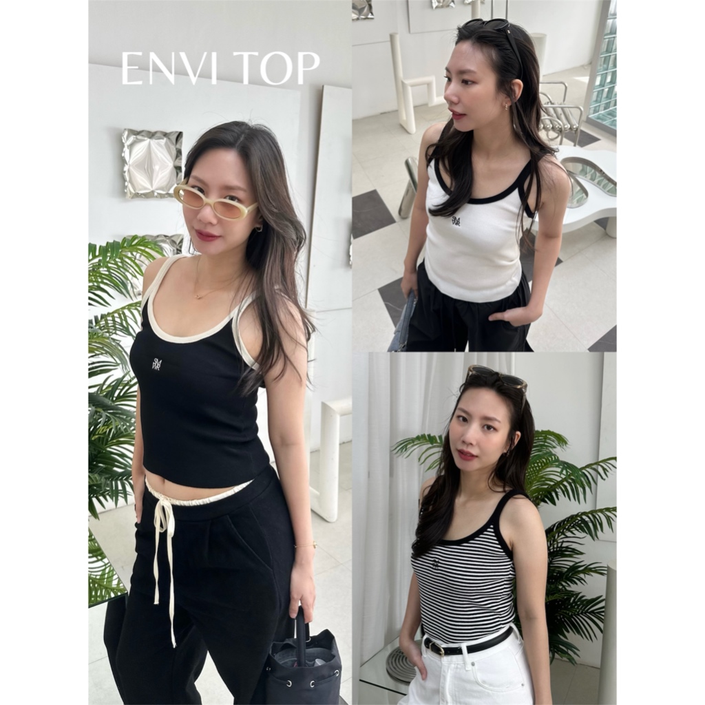Sumwear.bkk - Envi top เสื้อสายเดี่ยวปัก SMWR
