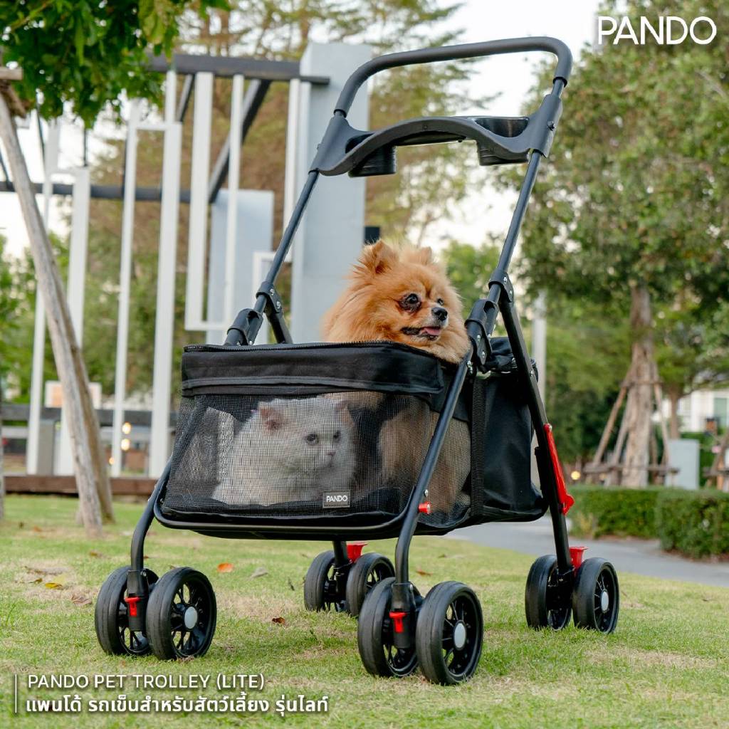 PANDO Pet Trolley (Lite) แพนโด้ รถเข็นสำหรับสัตว์เลี้ยง รุ่น ไลท์ - รูปที่ 2