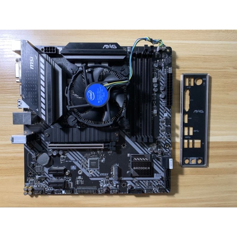 CPU INTEL CORE I5 10400F + MSI MAG B460M BAZOOKA