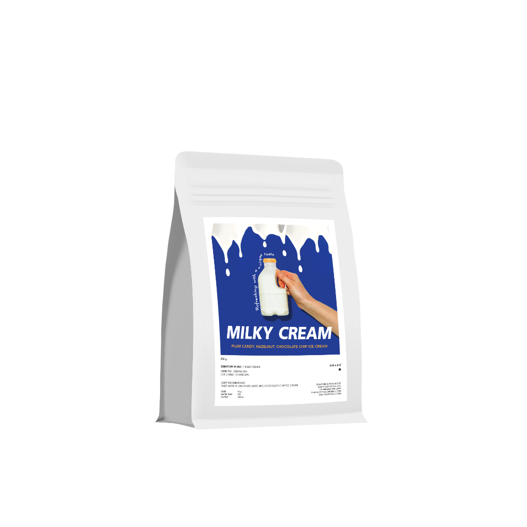 GRAPH | เมล็ดกาแฟ SIGNATURE BLEND - VARIETY MOOD SET - MILKY CREAM