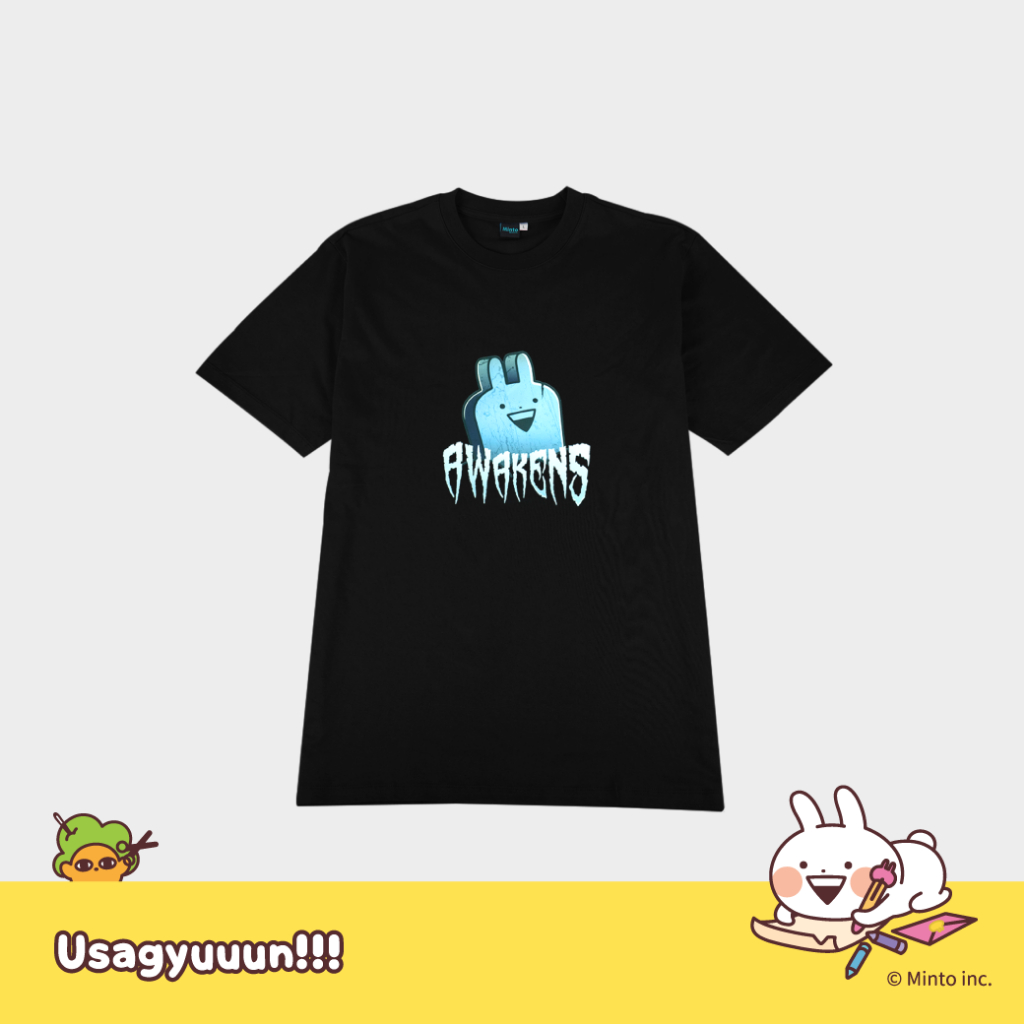 T-Shirt Usagyuuun Awakens [Black]