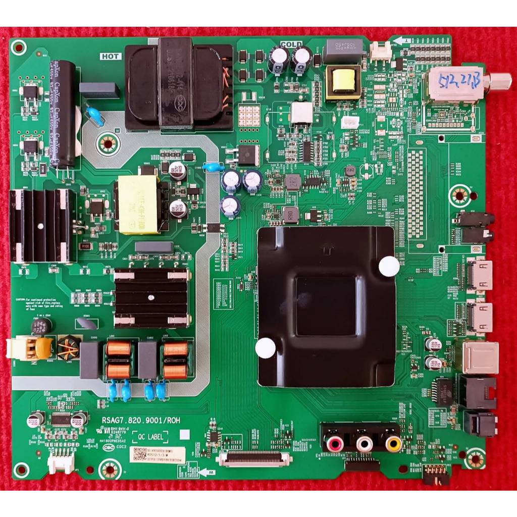 เมนบอร์ด Hisense 49B6000PW พาสบอร์ด RSAG7.820.9001/ROH