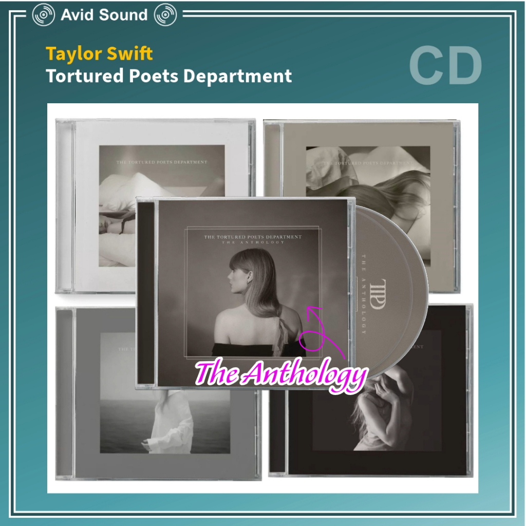 CD แผ่นซีดี Taylor Swift The Tortured Poets Department ใหม่ ซีล Taylor Swift CD
