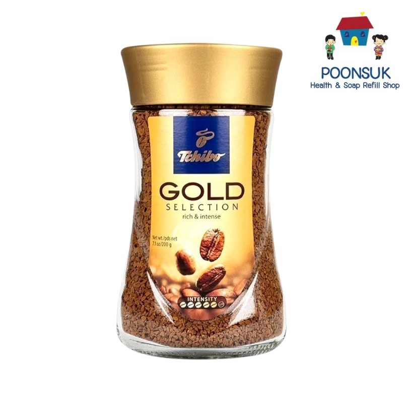 Tchibo Gold Selection Freeze Dried ทชิโบ กาแฟสำเร็จรูป ฟรีซดราย 200กรัม กาแฟ .