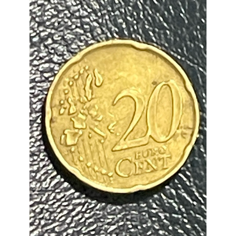 เหรียญ 20EURO CENT ปี 2002