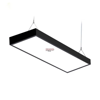 โคมไฟเพดานแขวน ห้อยสลิง โคมไฟออฟฟิต ไฟเพดาน LED Tube Light Fixture แสงขาว 6500K พร้อมชุดติดตั้ง