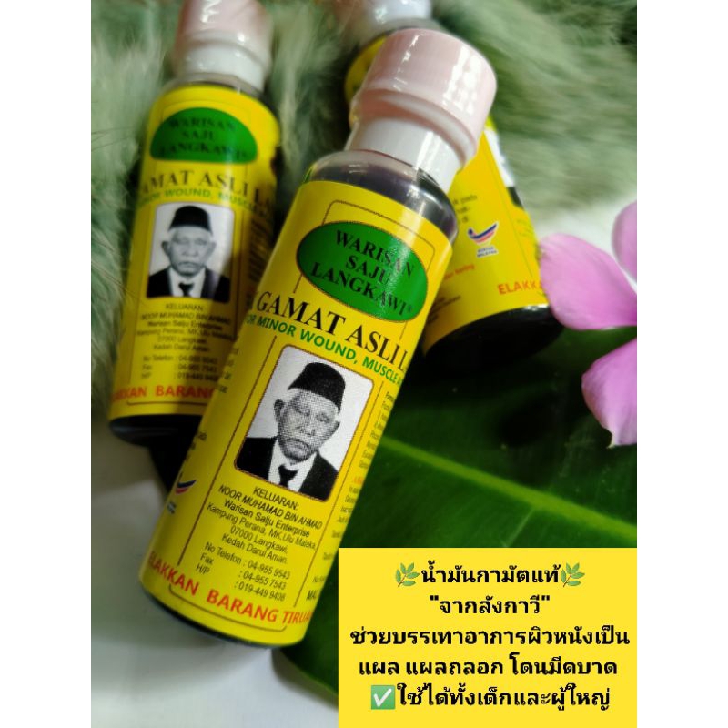 น้ำมันปลิงทะเลหรือน้ำมันกามัต..แท้จากลังกาวี