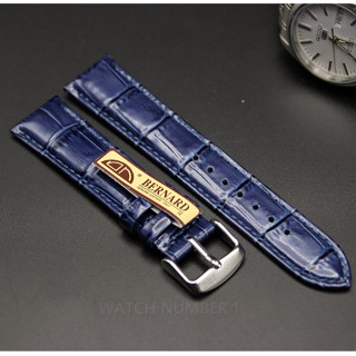 สายนาฬิกาหนังแท้ BERNARD FG-61(หนังแก้ว) + Spring Bar จากประ…