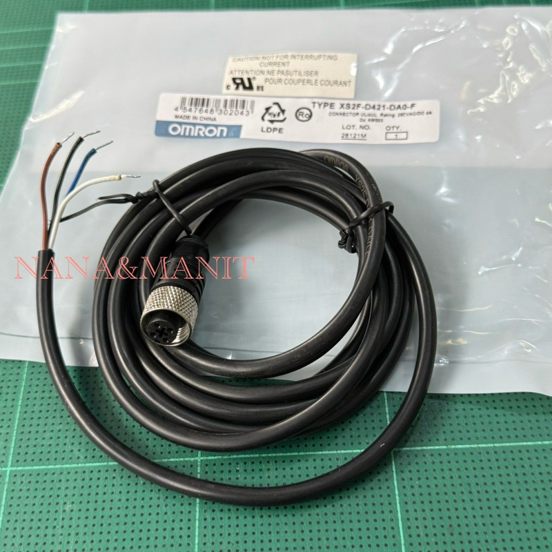 XS2F-D421-DA0-F สายต่อหัวเซ็นเซอร์ M12 มีสินค้า พร้อมส่งในไทย🇹🇭