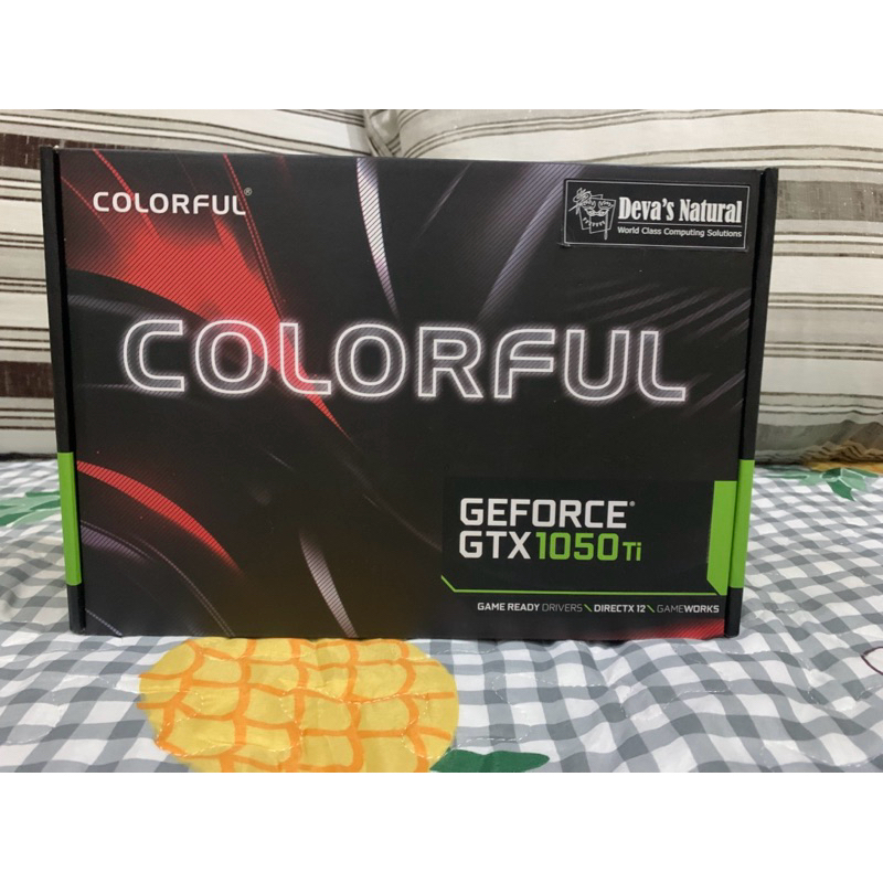 กล่องการ์ดจอ Nvida colorful geforce gtx 1050 ti