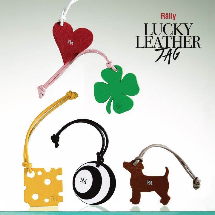 Rally Lucky Leather tag - ที่ห้อยกระเป๋า
